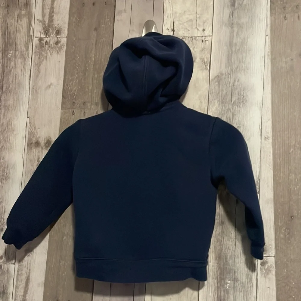 Ralph Lauren baby navy zipped sweatshirt jacket with hood